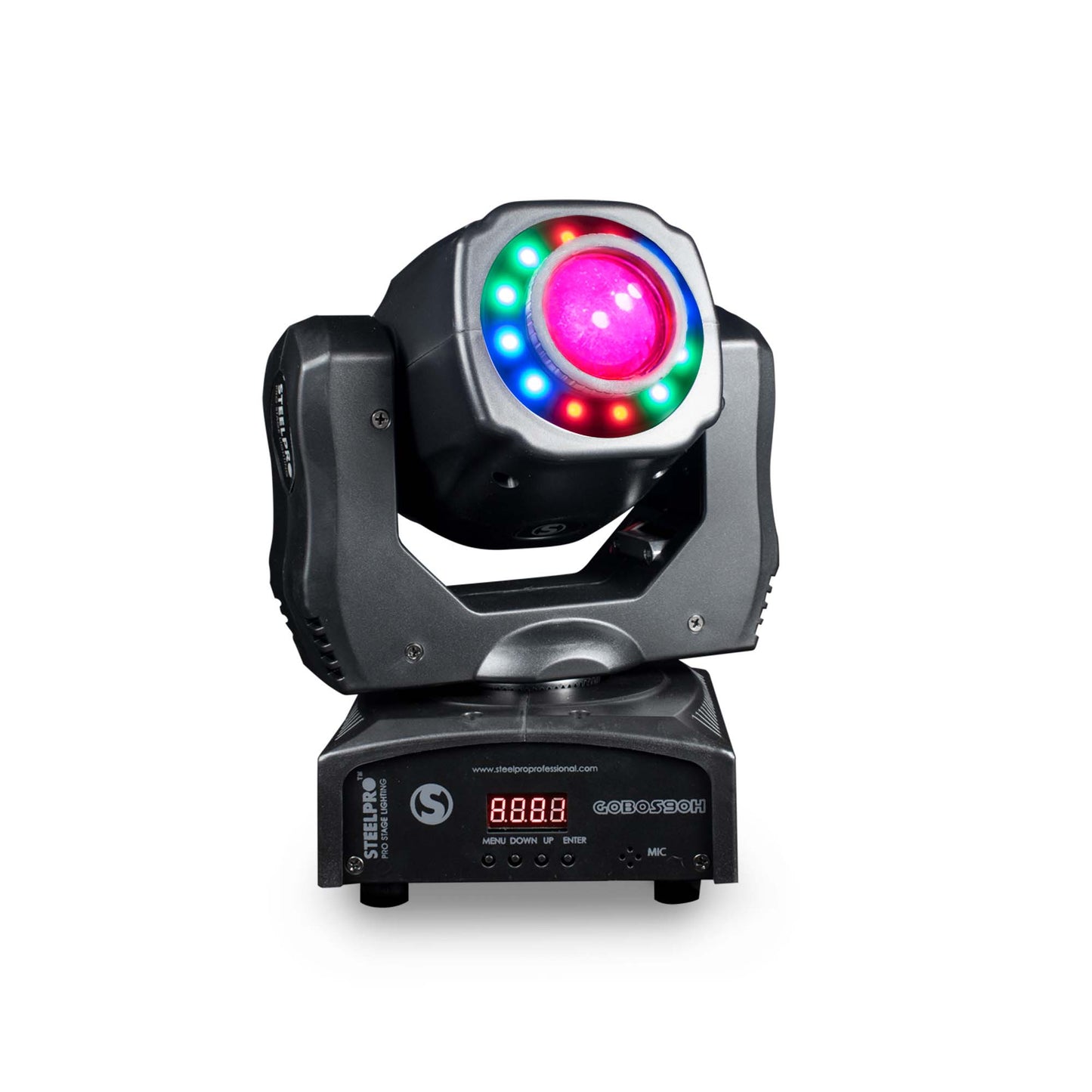 Cabeza Móvil Spot Con Gobos 90 Watts